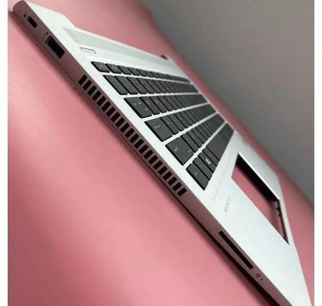 Alt view image 6 of 7 - Replacement Laptop Upper Case Palmrest Non-Backlit Keyboard Assembly Part for HP ProBook 440 G6 G7 PB 445R G6 K12 PB 445 G6 L44589-001 L65225-001 Sliver