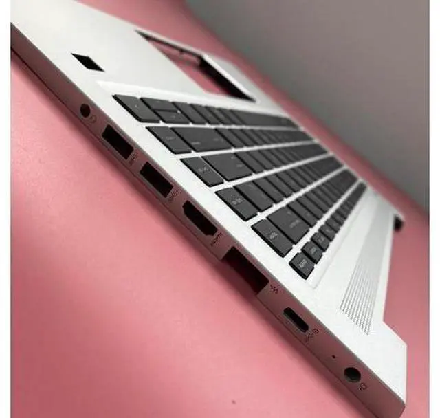 Alt view image 5 of 7 - Replacement Laptop Upper Case Palmrest Non-Backlit Keyboard Assembly Part for HP ProBook 440 G6 G7 PB 445R G6 K12 PB 445 G6 L44589-001 L65225-001 Sliver
