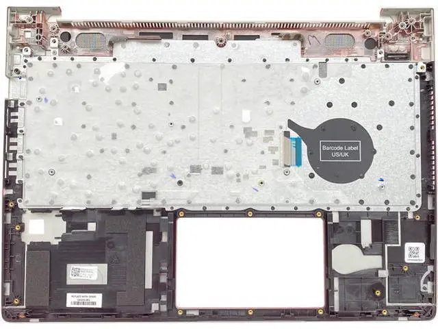 Alt view image 2 of 7 - Replacement Laptop Upper Case Palmrest Non-Backlit Keyboard Assembly Part for HP ProBook 440 G6 G7 PB 445R G6 K12 PB 445 G6 L44589-001 L65225-001 Sliver
