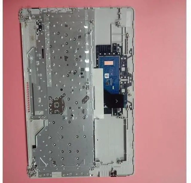 Alt view image 6 of 7 - Replacement for HP 17t-by 17z-ca 17-by 17-ca Laptop Upper Case Palmrest Keyboard Touchpad Assembly Part with ODD L92785-001 Top Cover Sliver 2020 Year, Silver, 17.3 inch