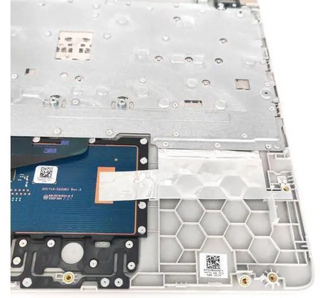 Alt view image 5 of 6 - Replacement Upper Case Palmrest for H-P 15T-DW 15-DW 15S-DU 15-DW0081WM 15-DW1033DX 15-DW1083WM 15-DW0083WM Series Laptop Top Cove Non-Backlit Keyboard Assembly L52023-001 AP2H8000510 Sliver