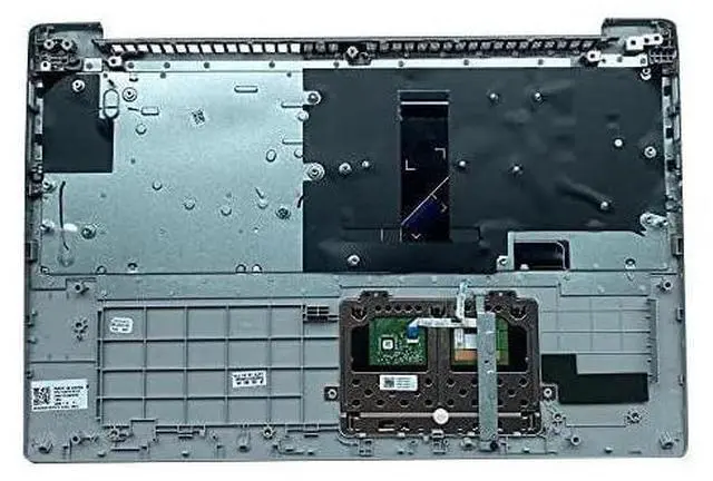 Alt view image 2 of 6 - New Replacement for Lenovo Ideapad 330S-15 330s 15 81F5 Series Laptop Upper Case Palmrest Keyboard Touchpad Assembly Part Top Cover 5CB0R07203 SN20M62793 Sliver - OEM