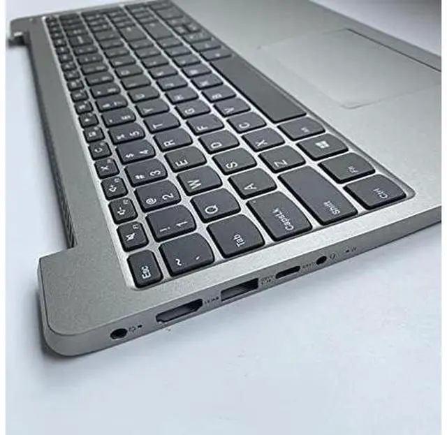 Alt view image 6 of 6 - New Replacement for Lenovo Ideapad 330S-15 330s 15 81F5 Series Laptop Upper Case Palmrest Keyboard Touchpad Assembly Part Top Cover 5CB0R07203 SN20M62793 Sliver - OEM
