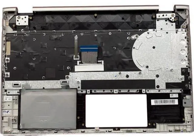 Alt view image 2 of 7 - Replacement for HP Pavilion X360 15T-CR000 15T-CR 15CR 15-CR0051OD Laptop Upper Case Palmrest Keyboard with Backlit Assembly Part L20849-001 Top Cover Natural Silver with Grid