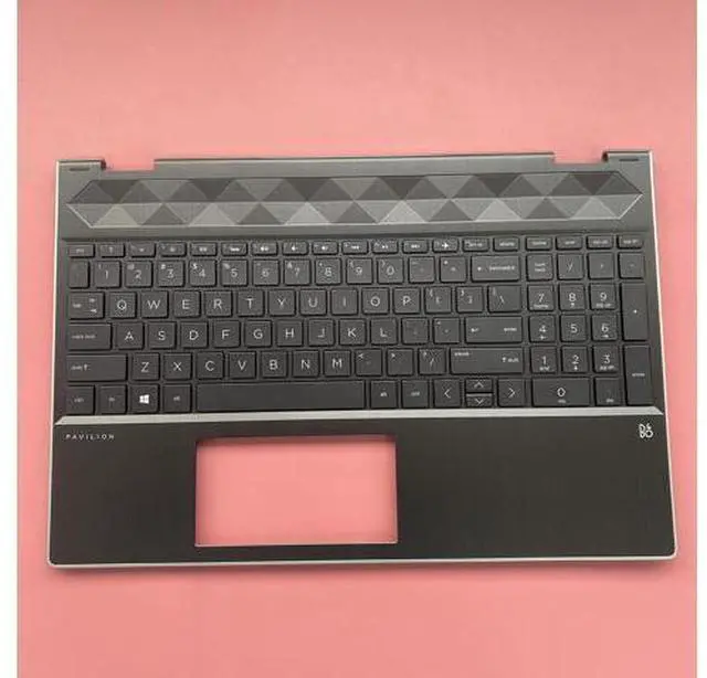 Alt view image 3 of 7 - Replacement for HP Pavilion X360 15T-CR000 15T-CR 15CR 15-CR0051OD Laptop Upper Case Palmrest Keyboard with Backlit Assembly Part L20849-001 Top Cover Natural Silver with Grid