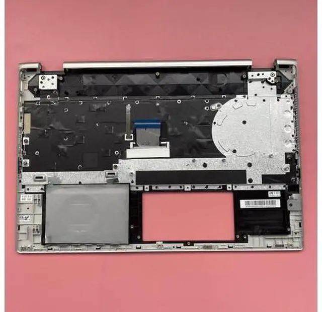 Alt view image 4 of 7 - Replacement for HP Pavilion X360 15T-CR000 15T-CR 15CR 15-CR0051OD Laptop Upper Case Palmrest Keyboard with Backlit Assembly Part L20849-001 Top Cover Natural Silver with Grid