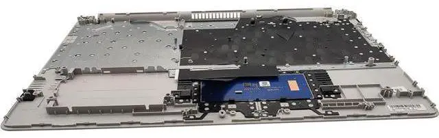 Alt view image 5 of 7 - Replacement Upper Case Palmrest for H-P 17-by 17-CA 17T-by 17Z-CA Series Laptop Non-PTP Function ToucH-Pad Top Cover Keyboard Assembly L92789-001 6070B1308113 Natural Silver