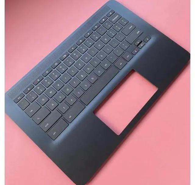 Alt view image 5 of 7 - Replacement for HP Chromebook 14 G6 CB14G6 CelN4000 15.6" Laptop Upper Case Palmrest Keyboard Assembly Part L90459-001 - OEM