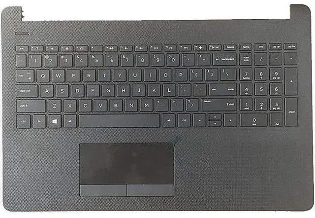 Main image of Replacement for HP 15T-BR000 15T-BS 15Z-BW 15-BS 15-BW 15G-BR 15G-BX 15-BS020WM 15.6" Laptop Upper Case Palmrest Keyboard Touchpad Assembly Part 925008-001 AP204000E00 - OEM