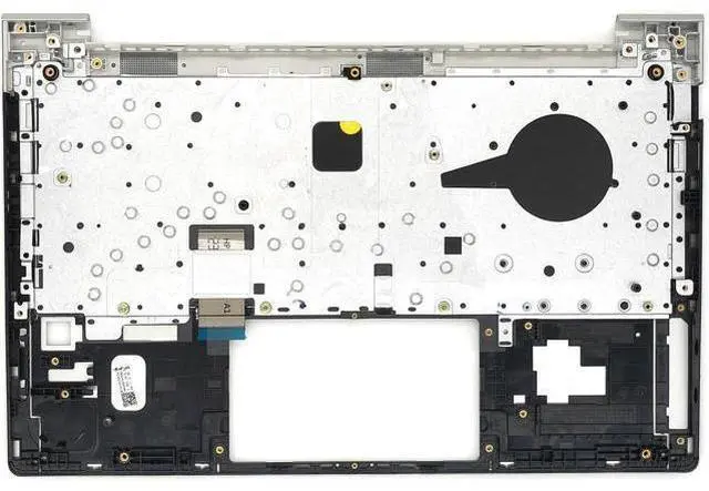 Alt view image 2 of 5 - Replacement Upper Case Palmrest for H-P Probook 440 G8 445 445R G8 Series Laptop Non-Backlit Keyboard Assembly US Layout 14'' Notebook M23770-001 Silver