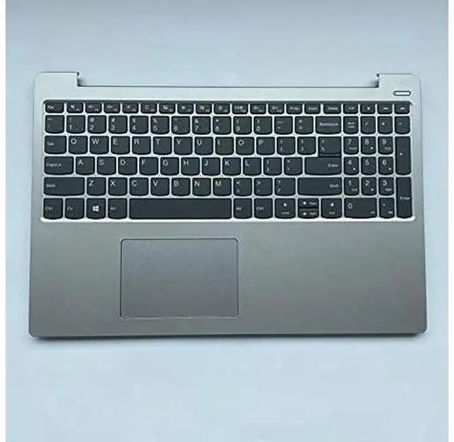 Alt view image 4 of 6 - New Replacement for Lenovo Ideapad 330S-15 330s 15 81F5 Series Laptop Upper Case Palmrest Keyboard Touchpad Assembly Part Top Cover 5CB0R07203 SN20M62793 Sliver - OEM