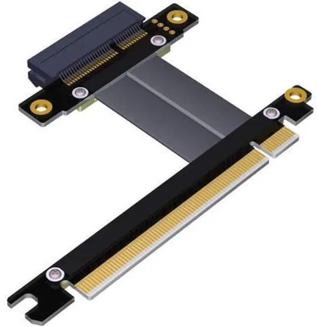 Main image of ADT-Link PCIe 3.0 X4 X8 Riser Extender for Gigabit Network Card Industrial SSD Pci-e 3.0 X4 X8 to X16 Extension PCI-Express 3.0 Cable (80cm,R32SF)