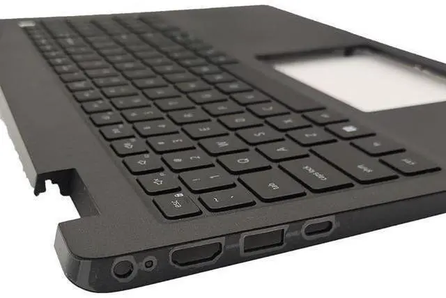 Alt view image 3 of 7 - New Upper Case Palmrest Backlit Keyboard Assembly Replacement for D-ELL Latitude 3520 E3520 Series Laptop Top Cover US Layout DJP76 0DJP76 Black
