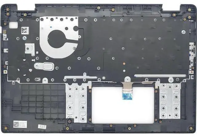 Alt view image 2 of 7 - Replacement Upper Case Palmrest for D-ELL Latitude 15 3540 E3540 Series Laptop Top Cover Non-Backlit Keyboard Assembly DVR0W 0DVR0W Gray