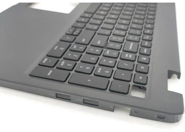 Alt view image 5 of 7 - Replacement Upper Case Palmrest for D-ELL Latitude 15 3540 E3540 Series Laptop Top Cover Non-Backlit Keyboard Assembly DVR0W 0DVR0W Gray