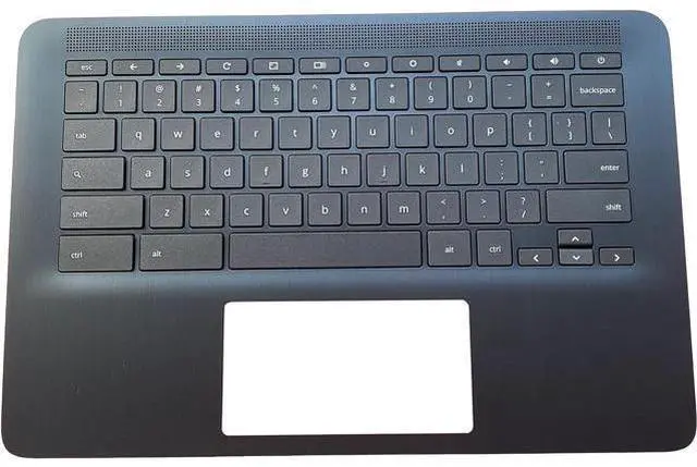 Main image of Replacement for HP Chromebook 14 G6 CB14G6 CelN4000 15.6" Laptop Upper Case Palmrest Keyboard Assembly Part L90459-001 - OEM