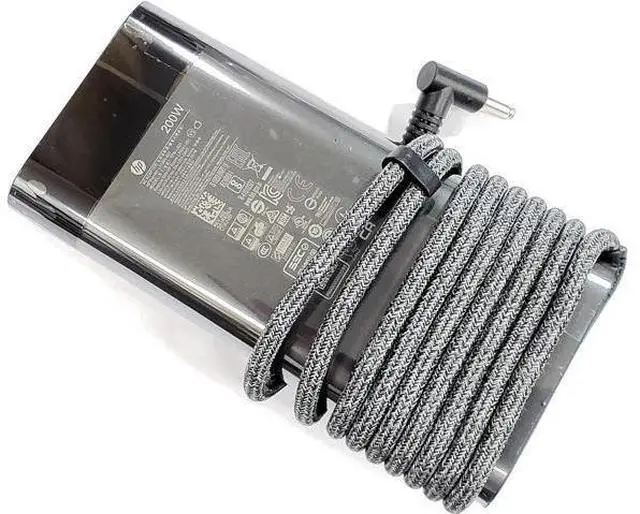 Alt view image 5 of 6 - Original For HP 19.5V 10.3A 200W AC Adapter for HP ZBook 17 G5 Series, HP Laptop 15-dc0000 Series, Compatible with P/N: TPN-DA10, L00818-850, L00895-003, ADP-200HB B, W2F75AA.