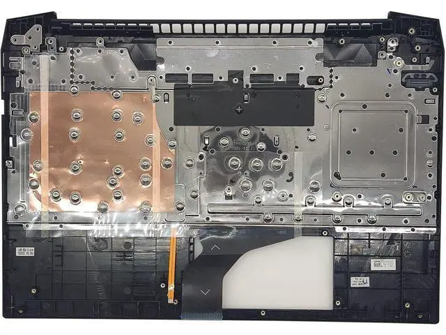 Alt view image 2 of 7 - Replacement Upper Case Palmrest for H-P Pavilion Gaming 15-EC 15Z-EC 15.6'' Series Laptop Top Cover Keyboard Assembly US Layout Green Backlit Keyboard L72597-001