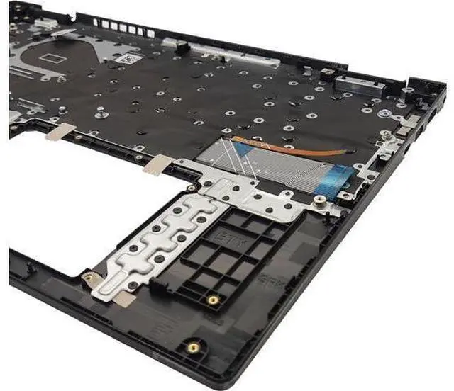 Alt view image 6 of 7 - New Upper Case Palmrest Backlit Keyboard Assembly Replacement for D-ELL Latitude 3520 E3520 Series Laptop Top Cover US Layout DJP76 0DJP76 Black