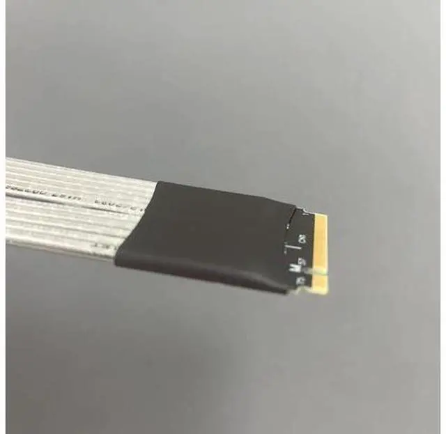 Alt view image 3 of 7 - M.2 NGFF NVMe to PCIE x16 Extension Cable 64G/BPS for STX Motherboard Graphics Card M.2(Ultra SSD, M-Key) NVMe Slot Extension (20cm,K43ST)