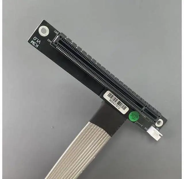 Alt view image 5 of 7 - M.2 NGFF NVMe to PCIE x16 Extension Cable 64G/BPS for STX Motherboard Graphics Card M.2(Ultra SSD, M-Key) NVMe Slot Extension (20cm,K43SP)