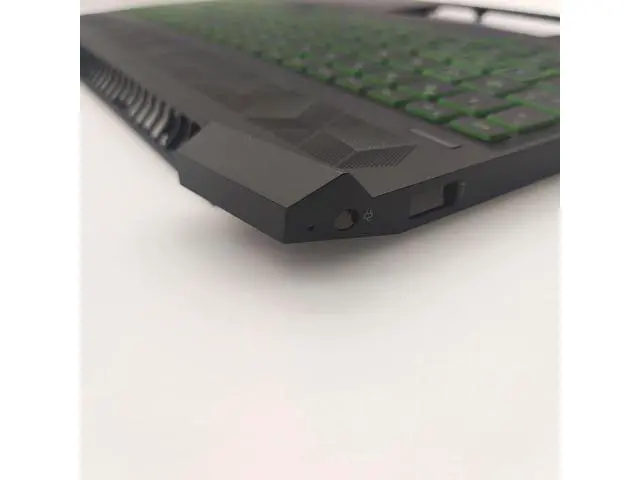 Alt view image 6 of 7 - Replacement Upper Case Palmrest for H-P Pavilion Gaming 15-EC 15Z-EC 15.6'' Series Laptop Top Cover Keyboard Assembly US Layout Green Backlit Keyboard L72597-001