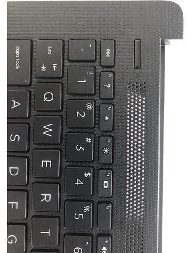 Alt view image 3 of 7 - Replacement for HP 14-cm 14T-cm 14Z-cm 14-CK 14-ck 14-cm 14-dg 14q-cs 14q-cy Laptop Upper Case Palmrest Keyboard Assembly Part L23239-001 6070B1306301 Top Cover Black - OEM