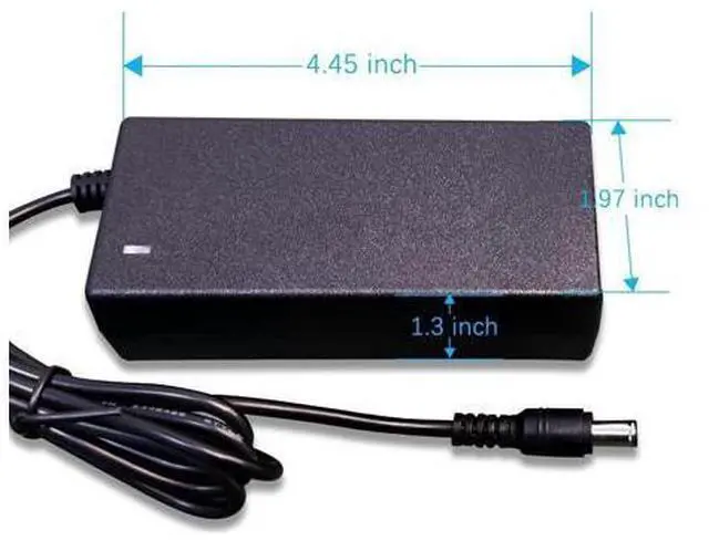 Alt view image 2 of 5 - 48V 2A Power Supply Adapter Compatible with 8 Port POE NVR, AC 100-240V to DC 48V 2A Power Adapter Charger ONLY for OOSSXX Security Camera