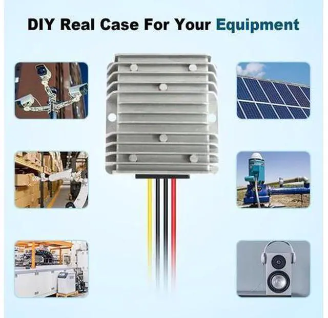 Alt view image 4 of 5 - 18V to 12V 20A 240W DC-DC Buck Converter, Heavy Duty DC Step-Down Voltage Regulator for Cars, Trucks, LED Lighting, CCTV, Navi & DIY Projects(Input 17-36V)