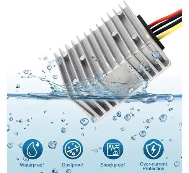 Alt view image 5 of 5 - 18V to 12V 20A 240W DC-DC Buck Converter, Heavy Duty DC Step-Down Voltage Regulator for Cars, Trucks, LED Lighting, CCTV, Navi & DIY Projects(Input 17-36V)