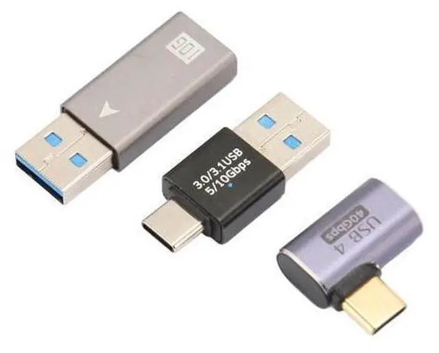 Alt view image 5 of 5 - 16 Pieces Type C Adapter Kit, Aluminum Alloy Shell USB3.0 USB3.1 USB C Adapter Kit for Laptop Phone Quick Connections, Plug and Play