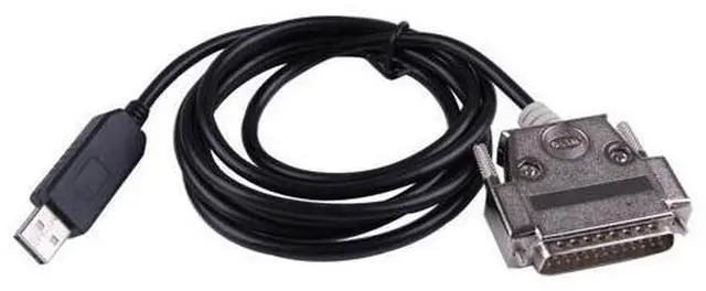 Alt view image 2 of 5 - Mendouconert USB to RS232 DB25 Serial Adapter Cable for Fanuc CNC DNCLINK Configuration Copy Setting (16ft)