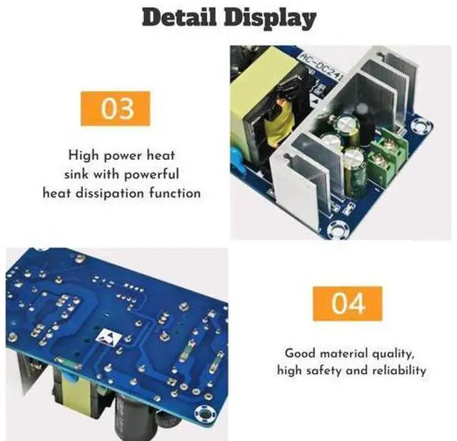 Alt view image 3 of 5 - WX-DC2416 AC 100-240V to DC 36V 5A Switching Power Supply Module 180W High Power Industrial Power Board Isolated Switching Power Supply Power Supply Module Board Converter Module