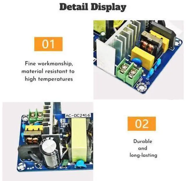 Alt view image 2 of 5 - WX-DC2416 AC 100-240V to DC 36V 5A Switching Power Supply Module 180W High Power Industrial Power Board Isolated Switching Power Supply Power Supply Module Board Converter Module