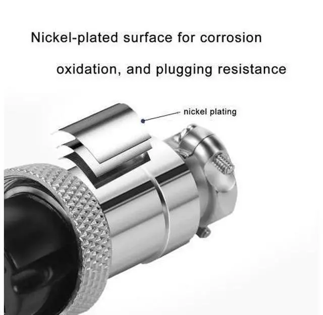 Alt view image 5 of 5 - 16.4Ft GX20 4Pin Female to Male Aviation Connector Cable,Metal Circular Adapter PVC Cable Connector 7A/250V,20mm for Industry and Aviation AWG18 5M Cable