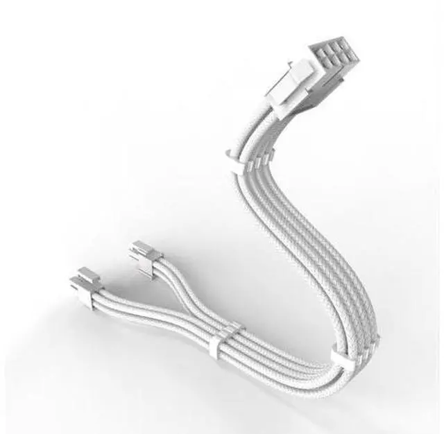 Alt view image 2 of 7 - Computer accessory CPU 8P exteon cable nylon braided wire adapter cable factory wholesale orange