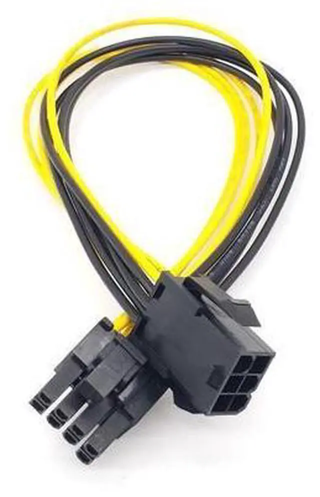 Alt view image 3 of 5 - Graphics card 6PIN to 8PIN server power adapter 6PIN to 6+2P graphics card power exteon cable 18awg