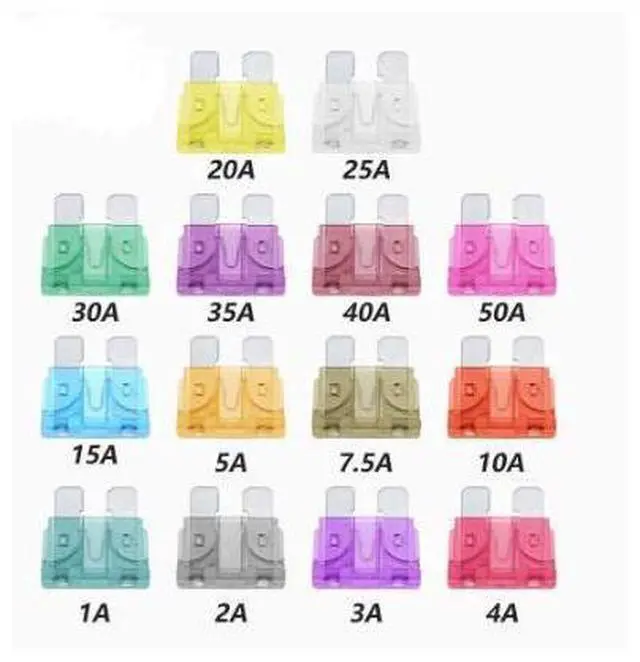 Alt view image 2 of 4 - Car fuse plug, fuse for vehicle, auto plug, 4S store universal car fuse, 1A-50A 5A