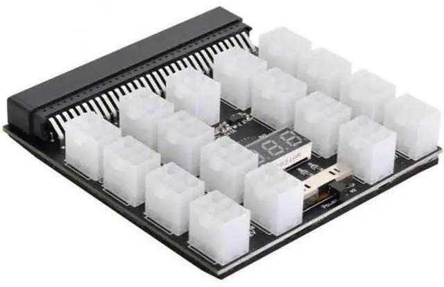 Main image of 1200W Server PSU Power Supply Breakout Board Adapter with 17 Ports ATX 6 Pin for DPS-800GB 1200FB 1200QB