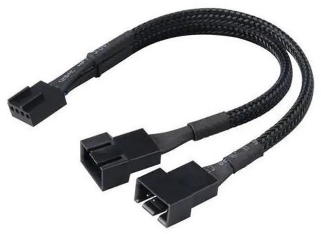 Main image of Motherboard 4-pin 1/2 expaon cable 4-pin 4-pin 1/2 adapter cable Computer case fan PWM temperature control exteon cable