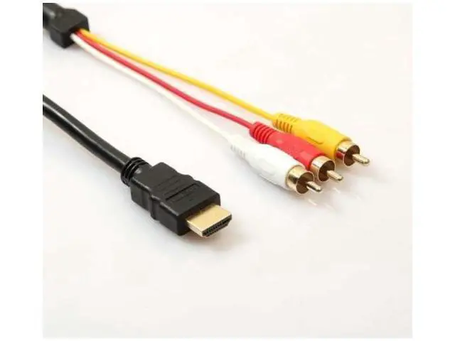 Alt view image 5 of 5 - Applicable for Sony PS2 game console video cable. Universal AV color difference video cable for Sony PS1/2/3 game consoles.