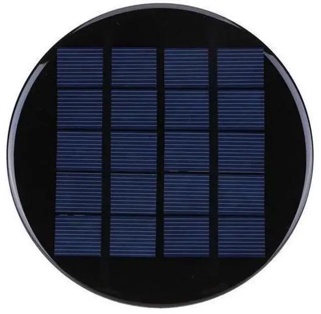 Main image of 1.1W 5V Solar Cell Panel Mini Round Solar Epoxy Cell Charger Charger Phone Power Bank for 3.7-5V Solar /Light