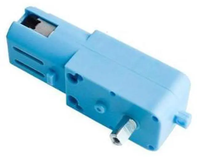 Main image of Metal gear robot, intelligent vehicle deceleration motor TT motor single-axis finished product, 1:90, blue