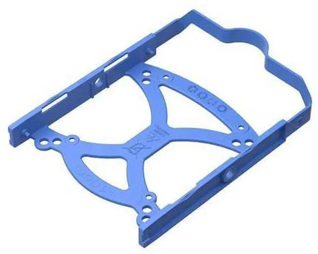 Alt view image 4 of 5 - Suitable for desktop NAS chassis. Original 3.5-inch mechanical hard drive plastic guide rail frame support bracket.