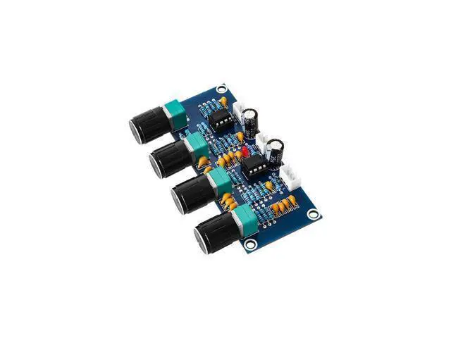 Alt view image 4 of 5 - XH-A901 digital power amplifier board is equipped with a tone control board, a DC tone control board, a high and low frequency adjustment panel, and a preamplifier panel.