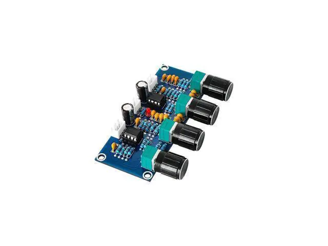 Alt view image 3 of 5 - XH-A901 digital power amplifier board is equipped with a tone control board, a DC tone control board, a high and low frequency adjustment panel, and a preamplifier panel.