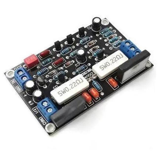 Alt view image 5 of 5 - 2SC5200 power amplifier board - Toshiba disassembled and then produced a 2SA1943100W finished stereo power amplifier board with high power for single-channel use.