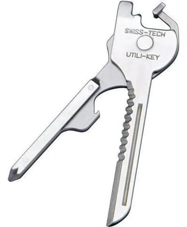 Main image of Swiss+Tech ST66676 Utili-Key 6-in-1 Keyring & Keychain Multi-Function Tool