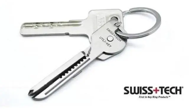 Alt view image 5 of 6 - Swiss+Tech ST66676 Utili-Key 6-in-1 Keyring & Keychain Multi-Function Tool