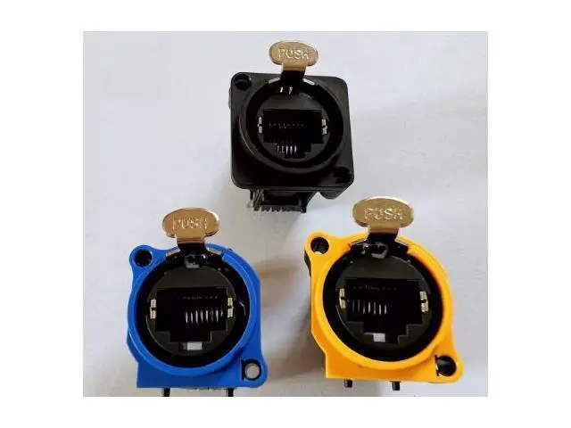 Alt view image 2 of 3 - Network jack, Cannon, Lighting and sound equipment, Network interface, Cannon socket, XLR series, RJ45 series